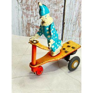 Lemezarugyar Circus Roli Zoli Clown Wind Up Tin Toy Hungary Missing Key
